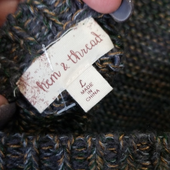 NWOT Hem and Thread sweater - Picture 5 of 5